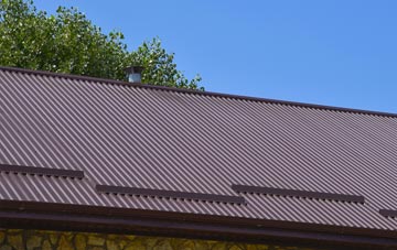typical Bradwell Common corrugated roof uses
